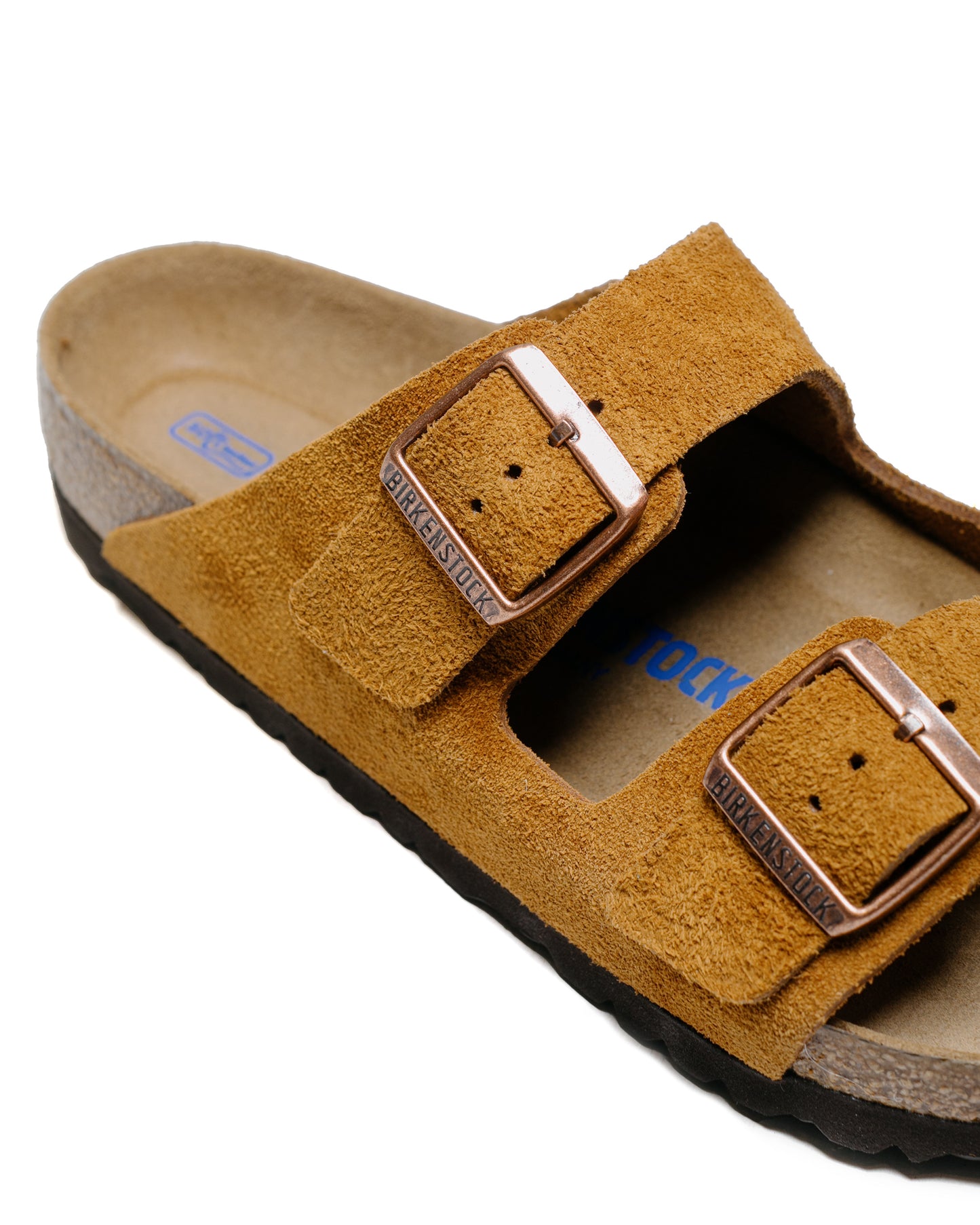 Birkenstock Arizona Mink Suede close