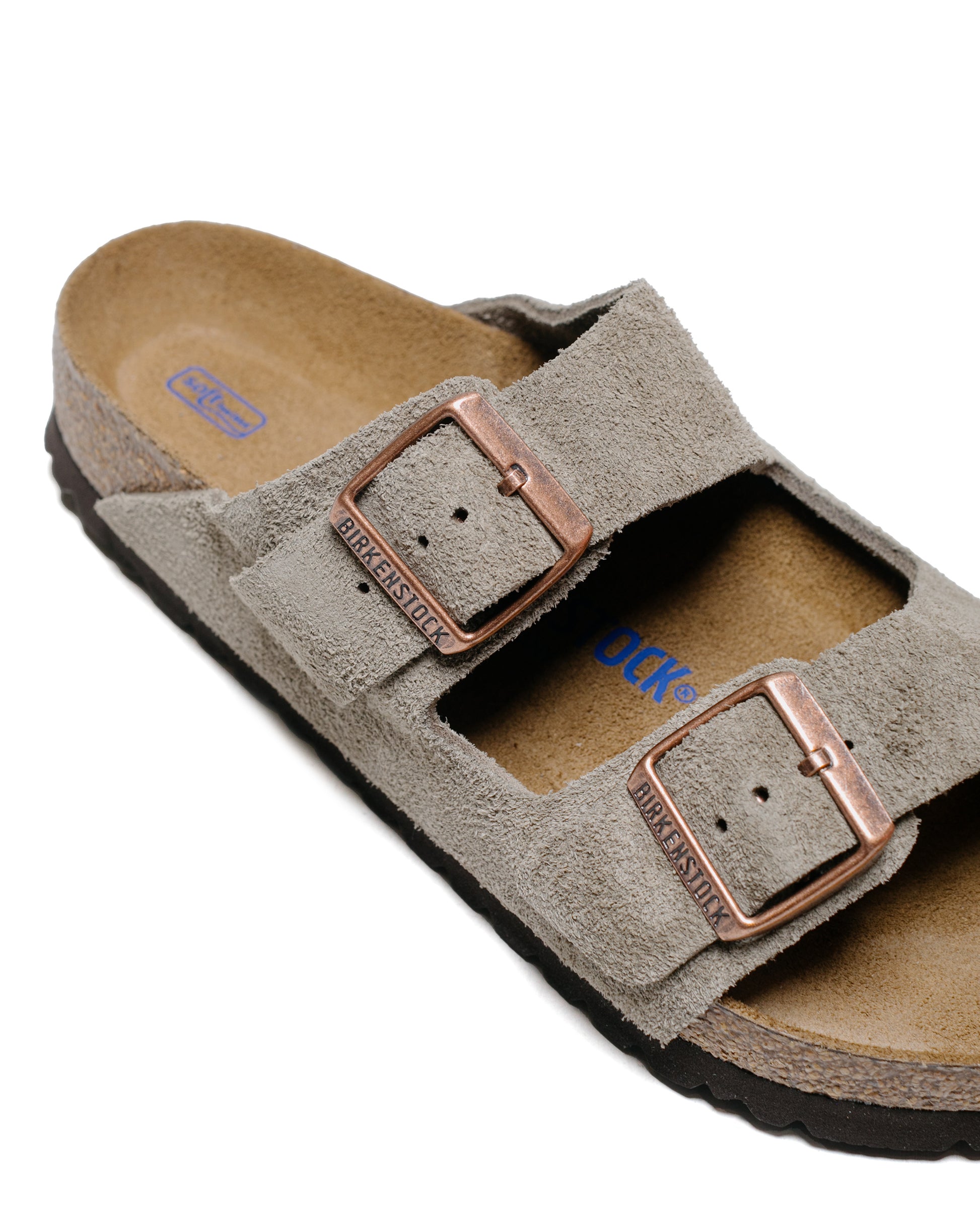 Birkenstock Arizona Taupe Suede close