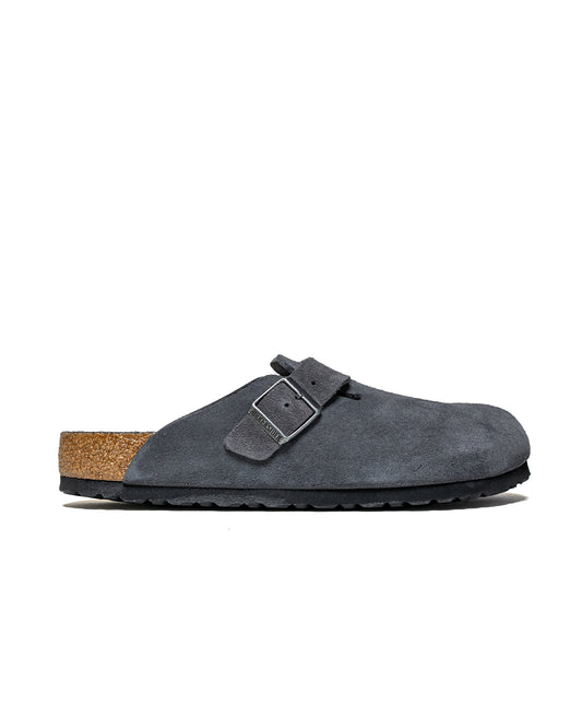 Birkenstock Boston Charcoal Suede