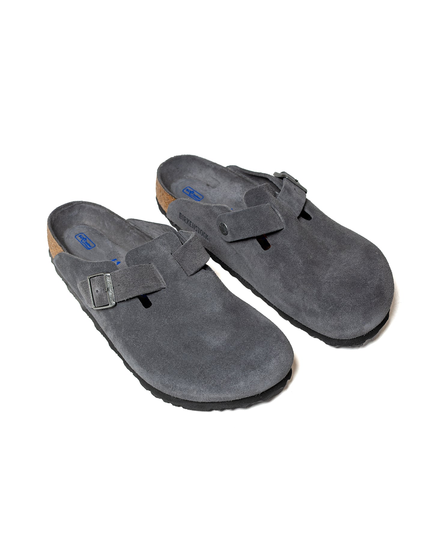 Birkenstock Boston Charcoal Suede