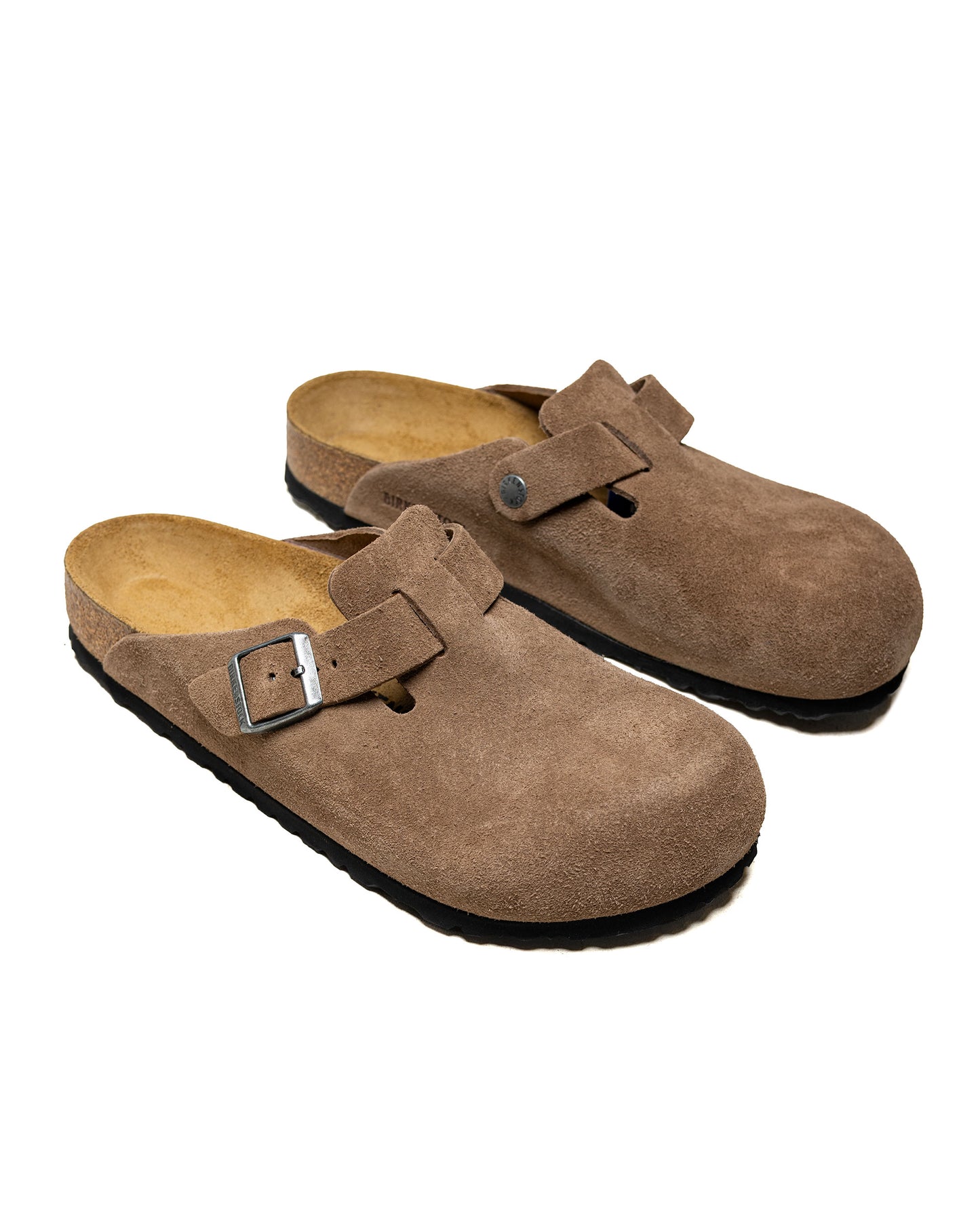 Birkenstock Boston Dark Tea Suede