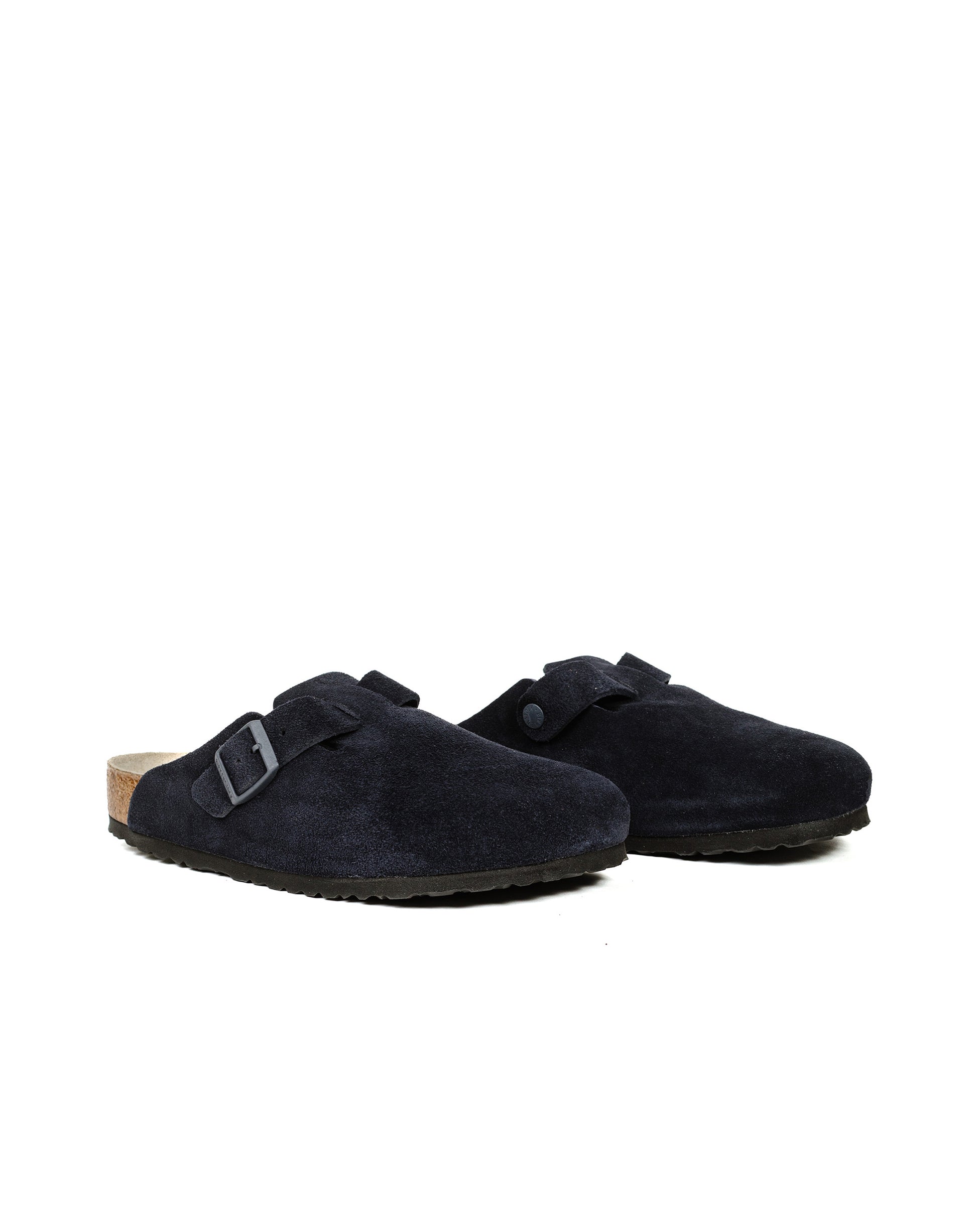 Birkenstock Boston Midnight Suede side