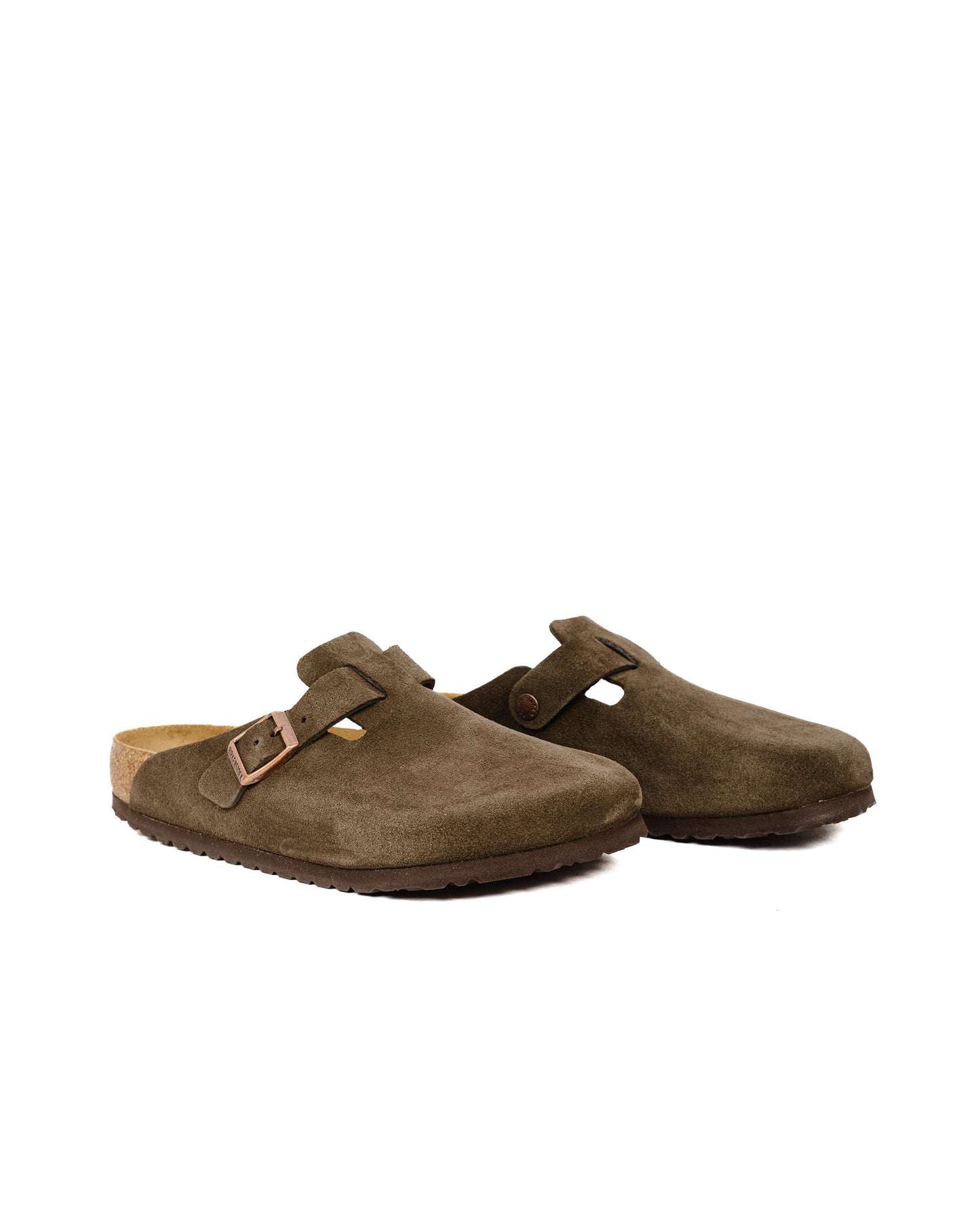 Birkenstock Boston Mocha Suede side