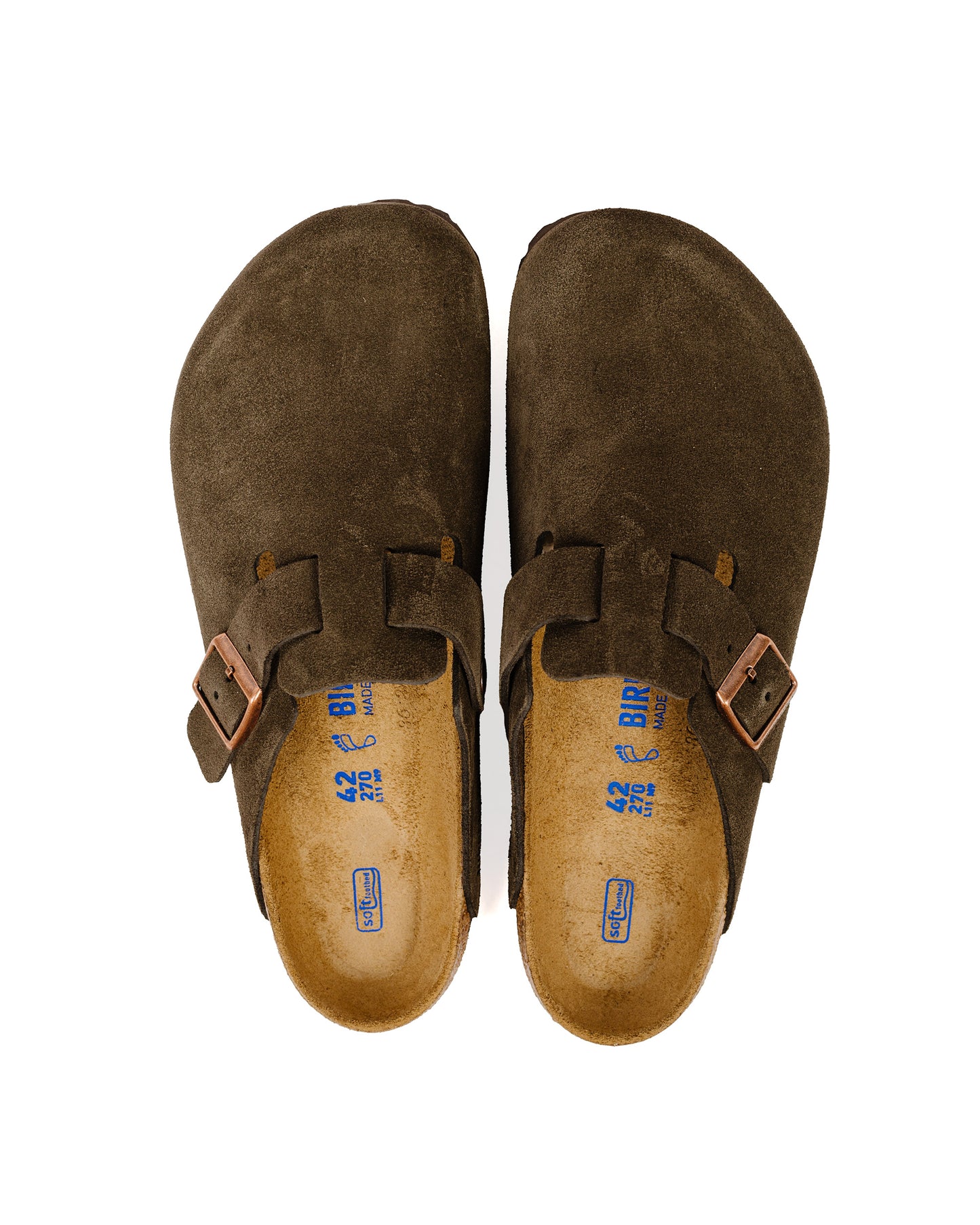 Birkenstock Boston Mocha Suede Top