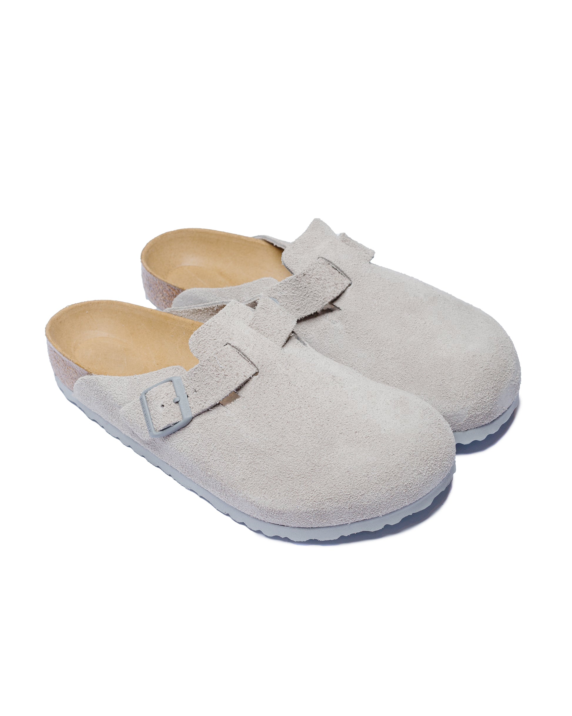 Birkenstock Boston Stone Coin Suede front side