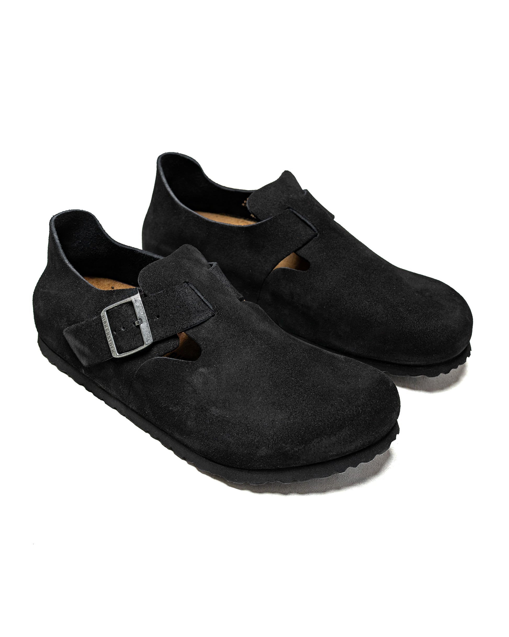 Birkenstock London Black Suede
