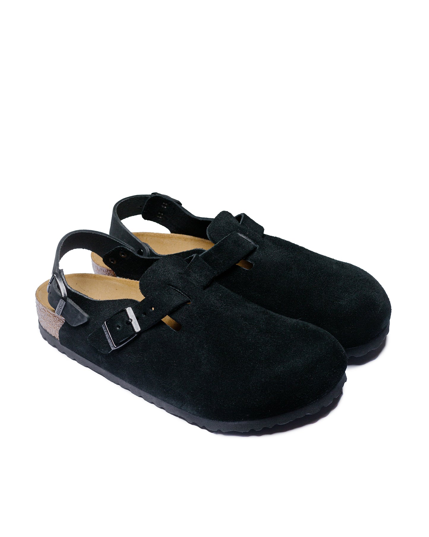 Birkenstock Tokio Suede Black front side