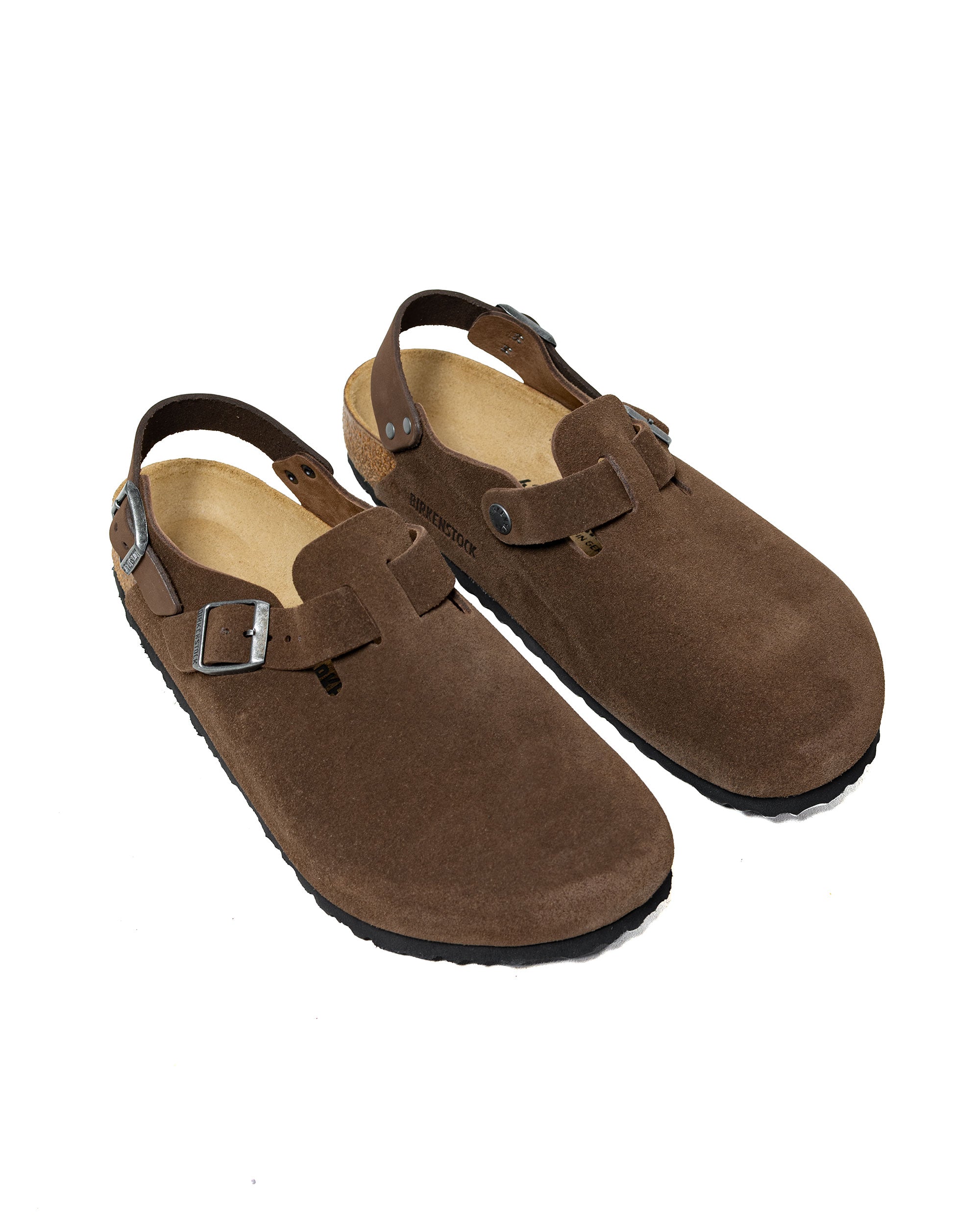 【極美品】BIRKENSTOCKビルケンシュトック ボストン 43トープ ビルケンシュトック トキオ スエードカラフェ