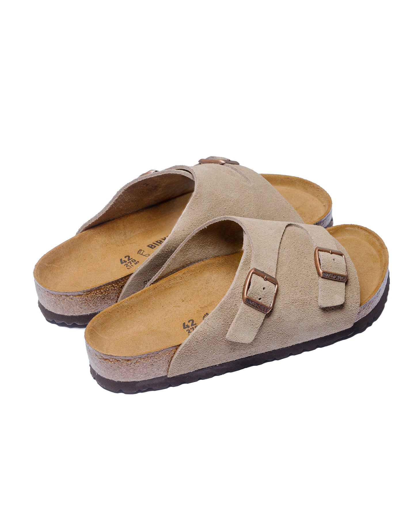 Birkenstock Zurich Suede Taupe back side