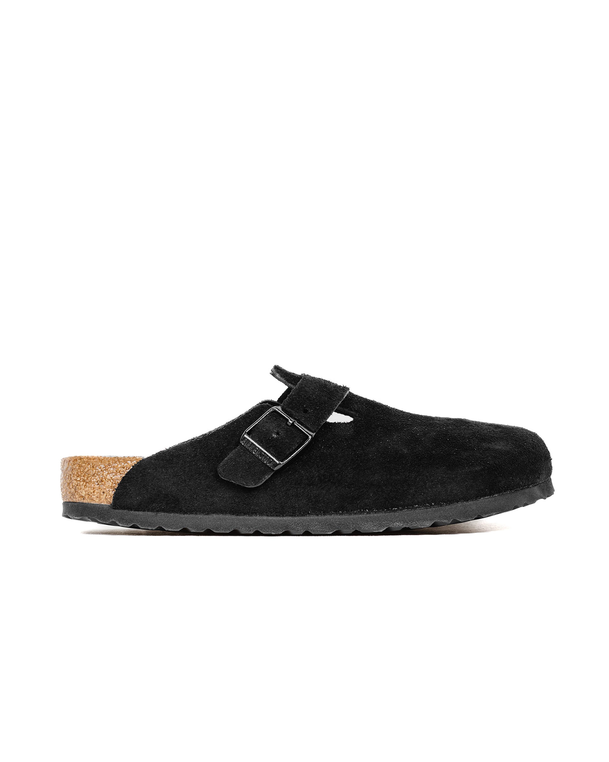 Birkenstock Boston Black Suede
