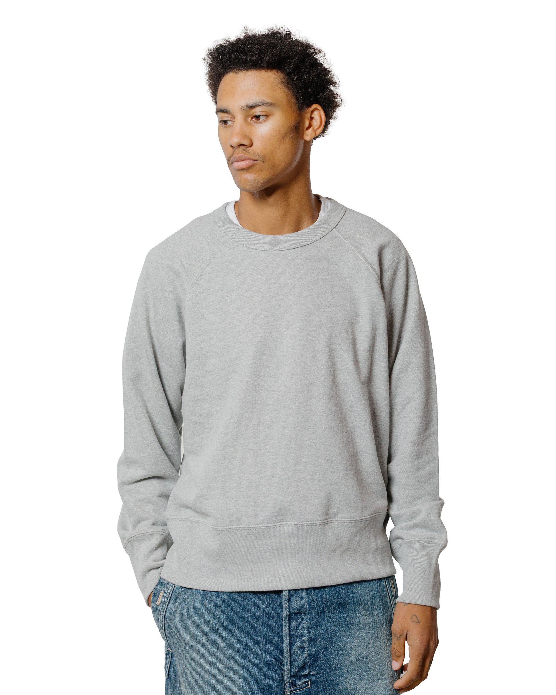 Body of Work Aster Raglan Sweatshirt Heather Grey