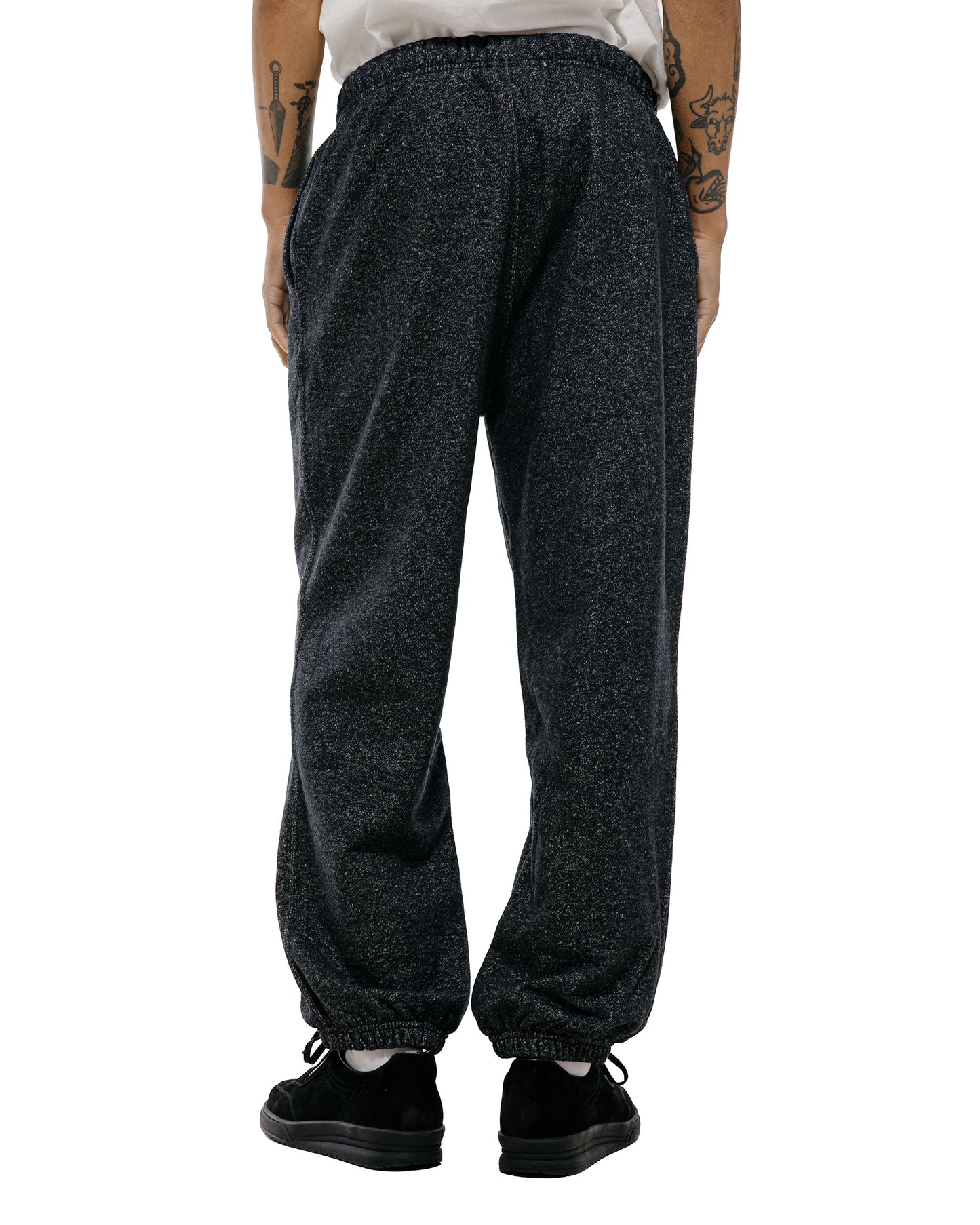 Body of Work Castor Sweatpants Pebble Knit French Terry Black