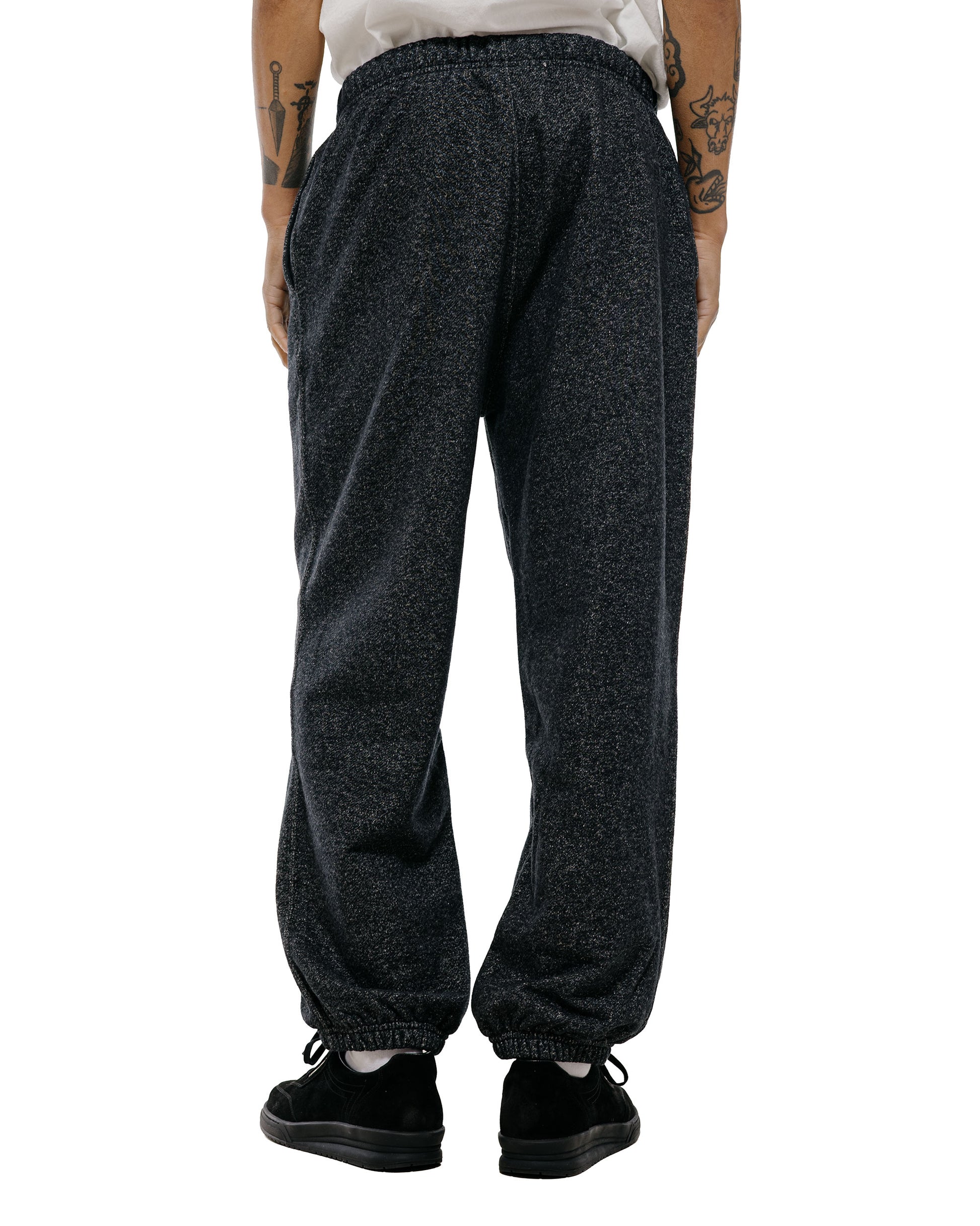 Body of Work Castor Sweatpants Pebble Knit French Terry Black