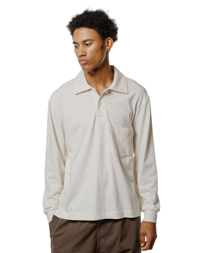 Body of Work Clove Long Sleeve Polo Natural