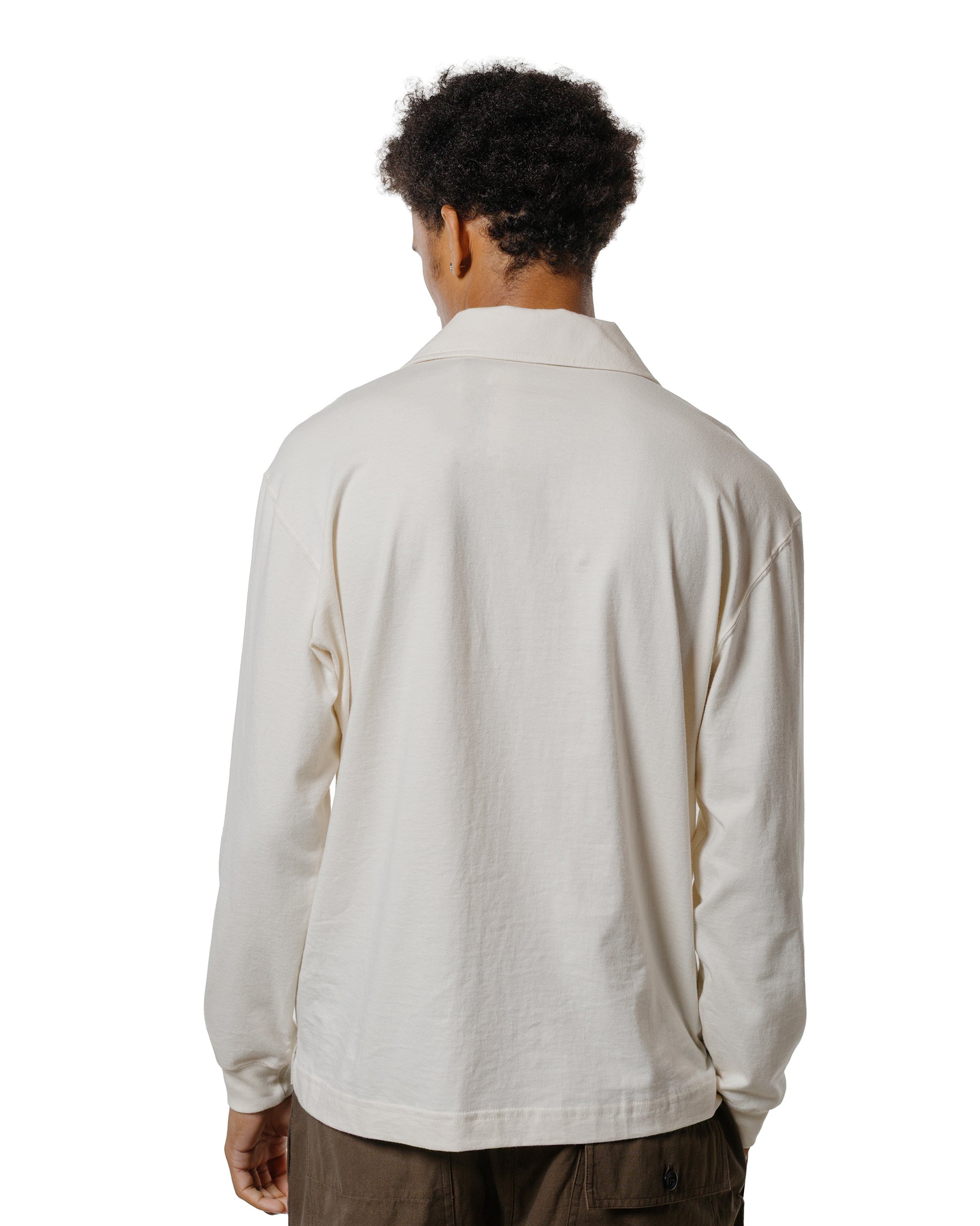 Body of Work Clove Long Sleeve Polo Natural