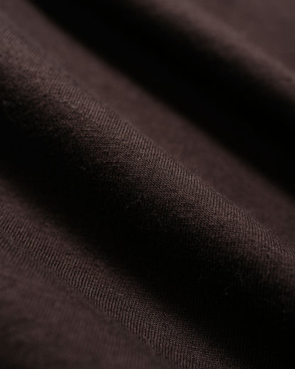 Body of Work Finch Ringer T-Shirt Combed Cotton Jersey Loam/Black Rib