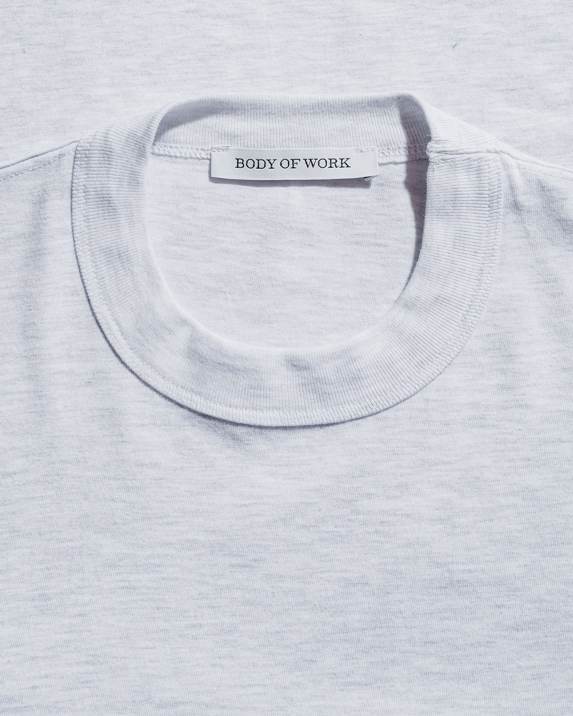 Body of Work Finch Ringer T-Shirt Dove Grey