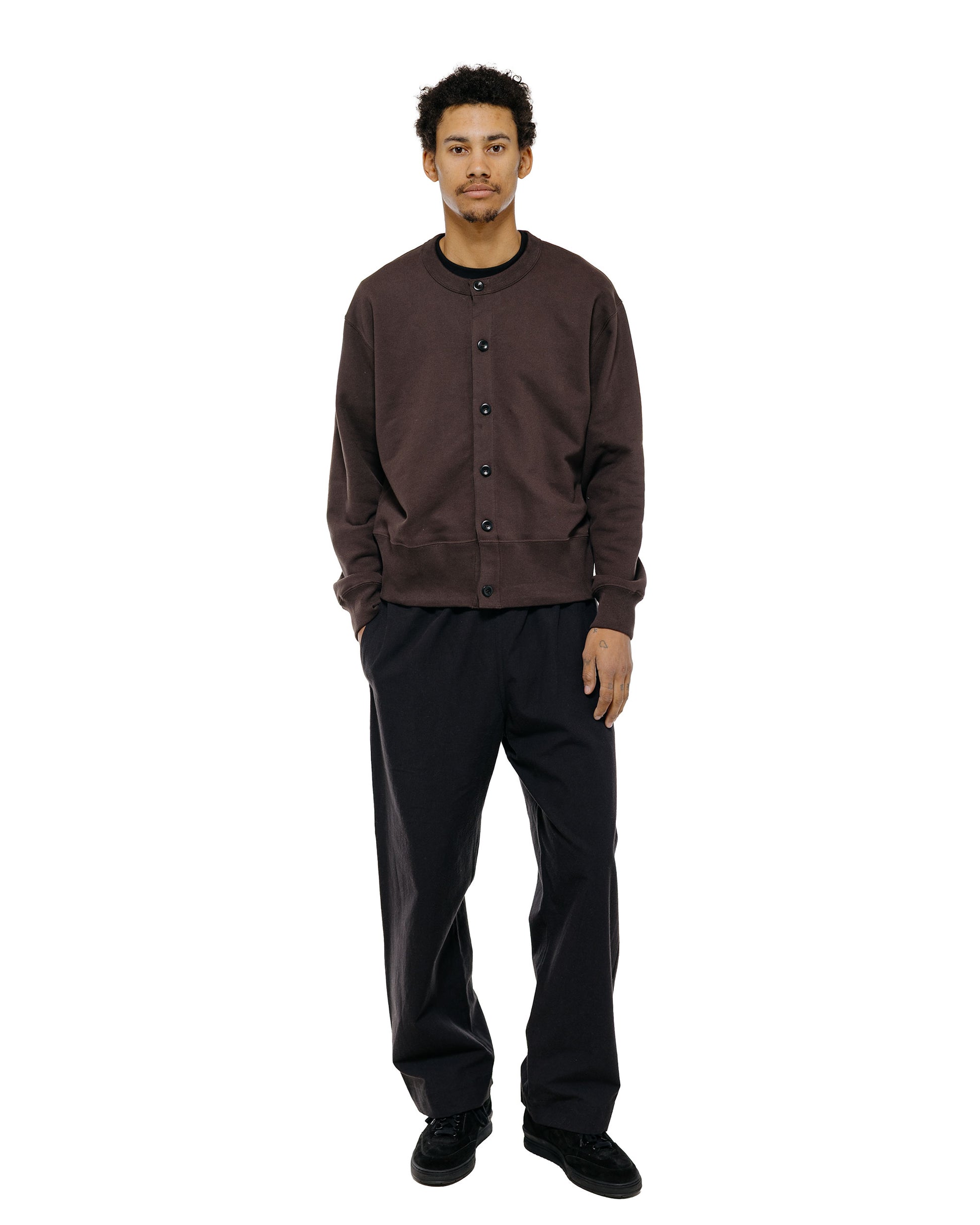 Body of Work Heath Cardigan Sueded French Terry Loam