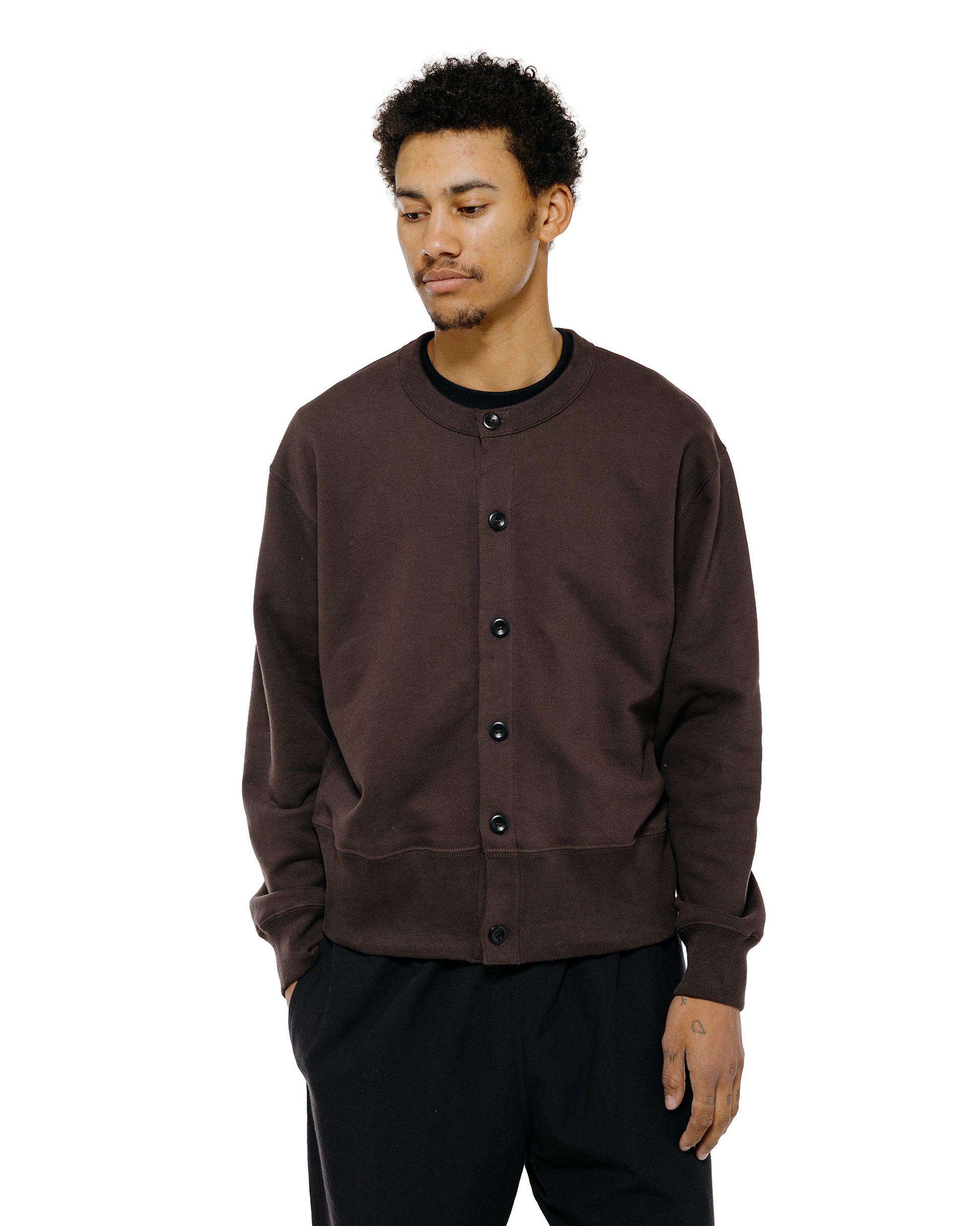 Body of Work Heath Cardigan Sueded French Terry Loam