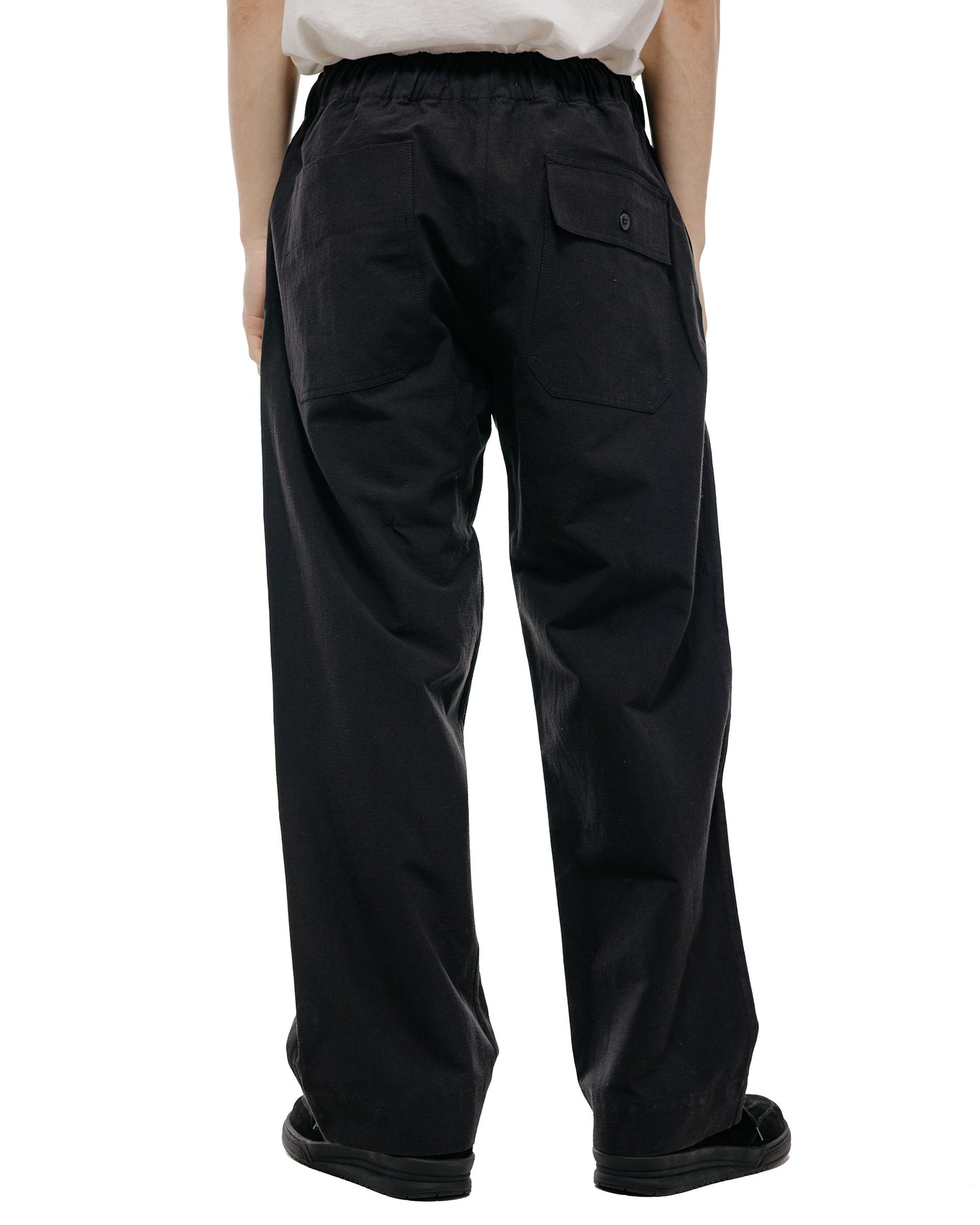lost & found Body of Work Body of Work Jasper Pull-On Pant Nep Cotton Linen Black