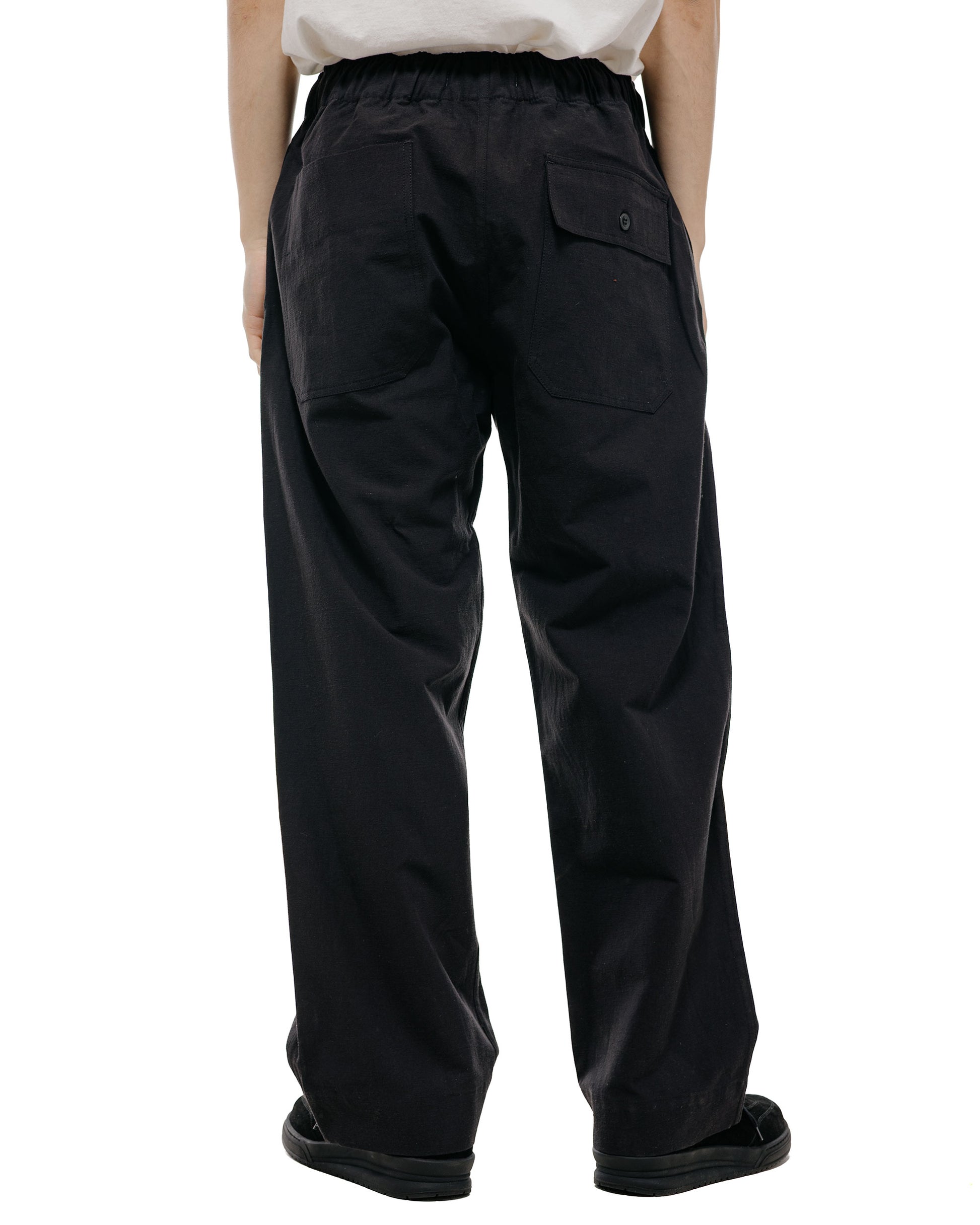 lost & found Body of Work Body of Work Jasper Pull-On Pant Nep Cotton Linen Black