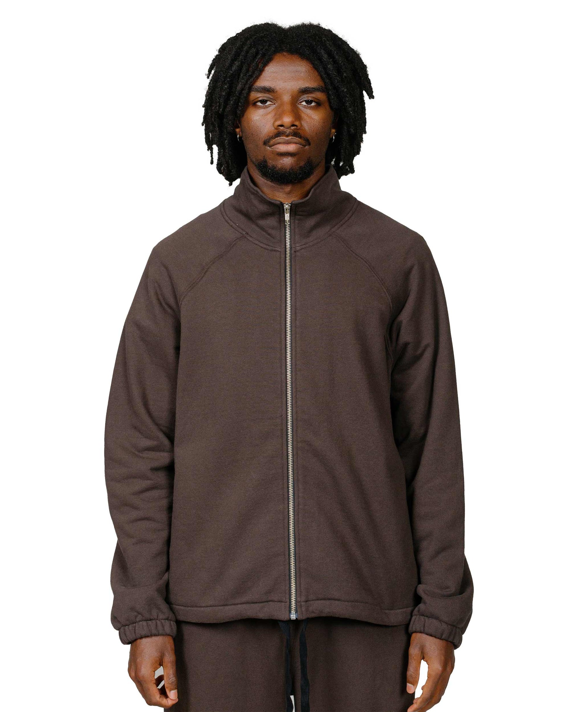 Body of Work Lark Full-Zip Sweatshirt Loam Brown