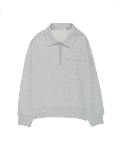 Body of Work Myrtle Quarter-Zip Sweatshirt Heather Grey