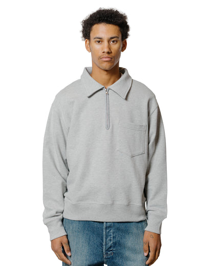 Body of Work Myrtle Quarter-Zip Sweatshirt Heather Grey