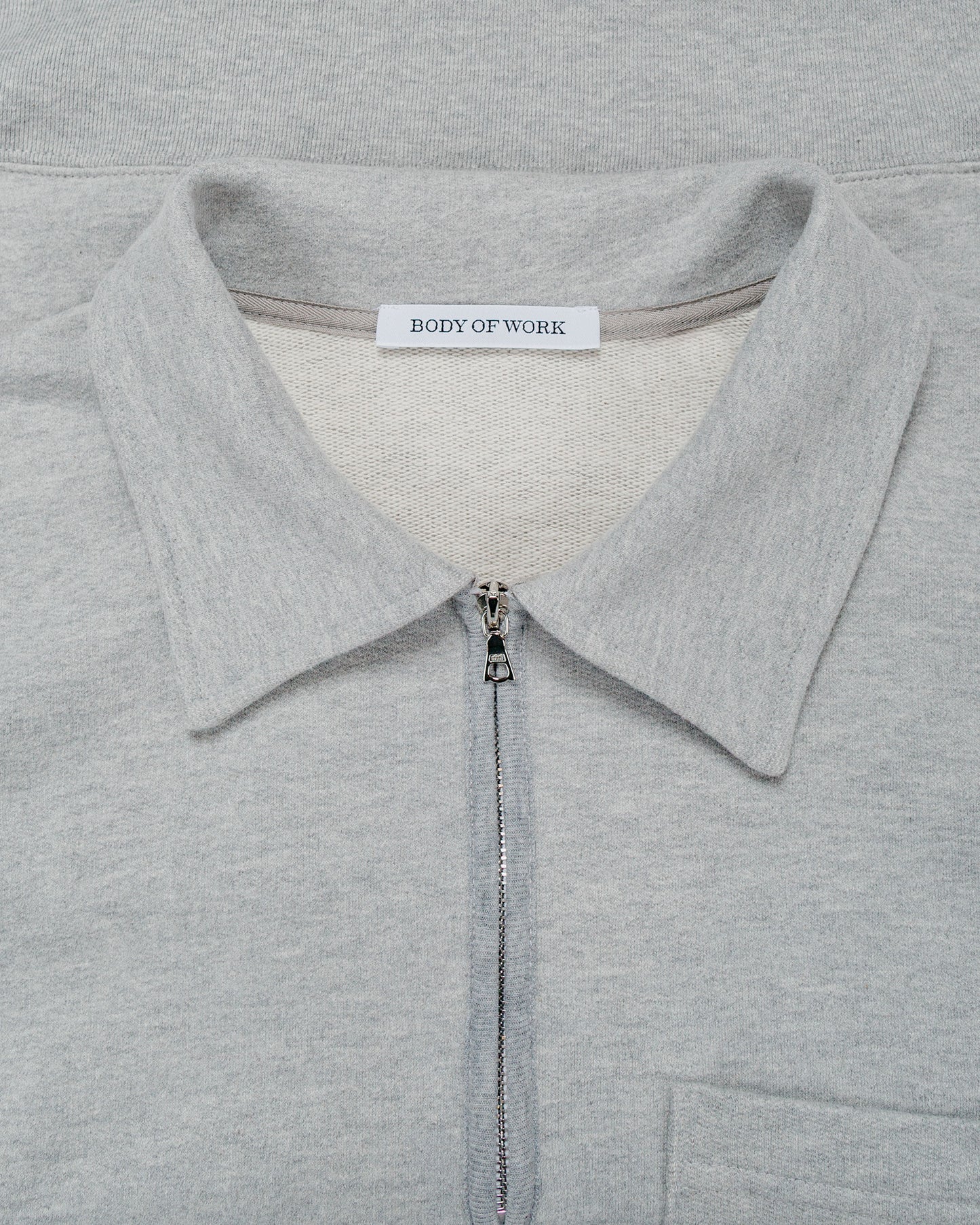 Body of Work Myrtle Quarter-Zip Sweatshirt Heather Grey