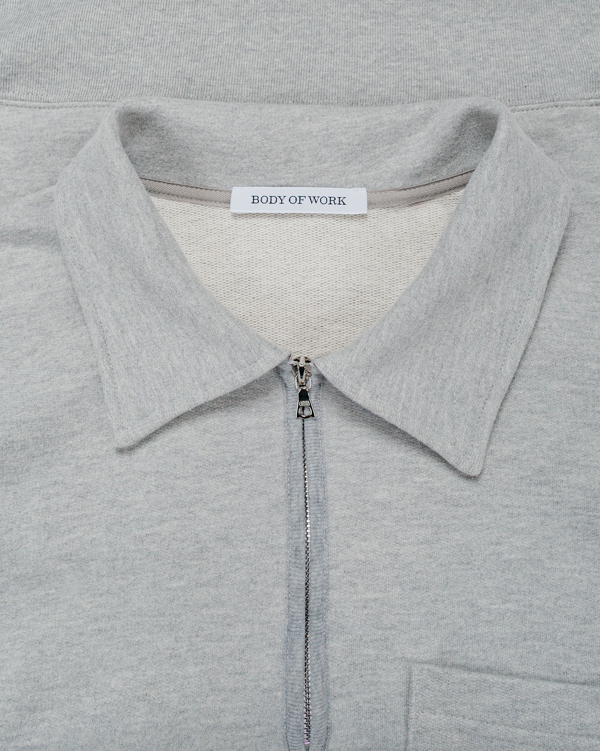 Body of Work Myrtle Quarter-Zip Sweatshirt Heather Grey