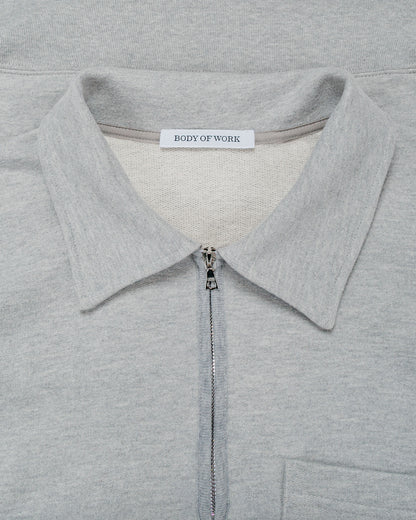Body of Work Myrtle Quarter-Zip Sweatshirt Heather Grey
