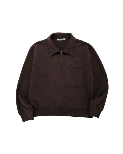 Body of Work Myrtle Quarter-Zip Sweatshirt Sueded French Terry Loam