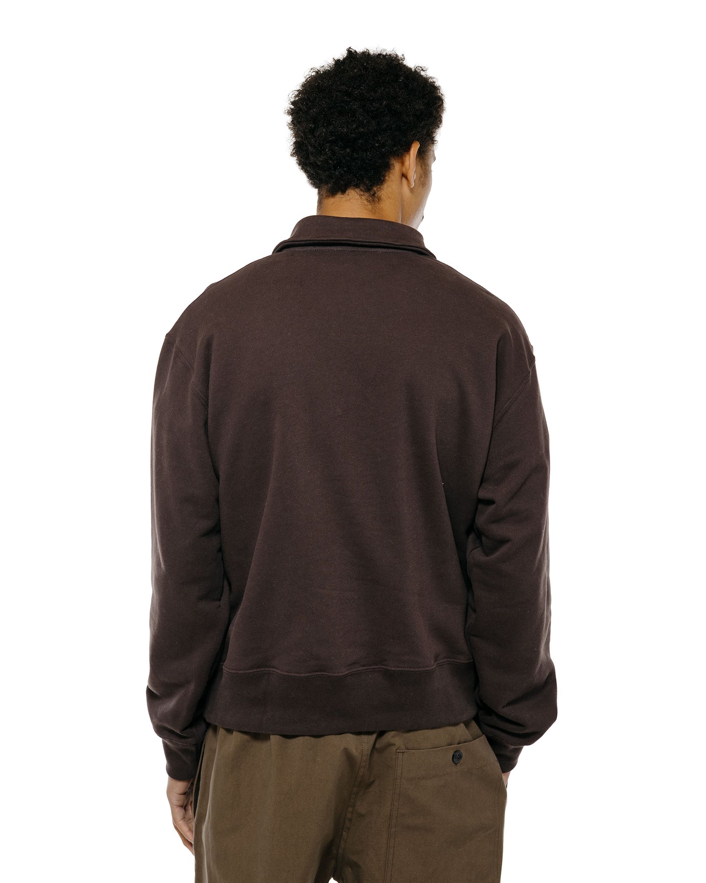 Body of Work Myrtle Quarter-Zip Sweatshirt Sueded French Terry Loam