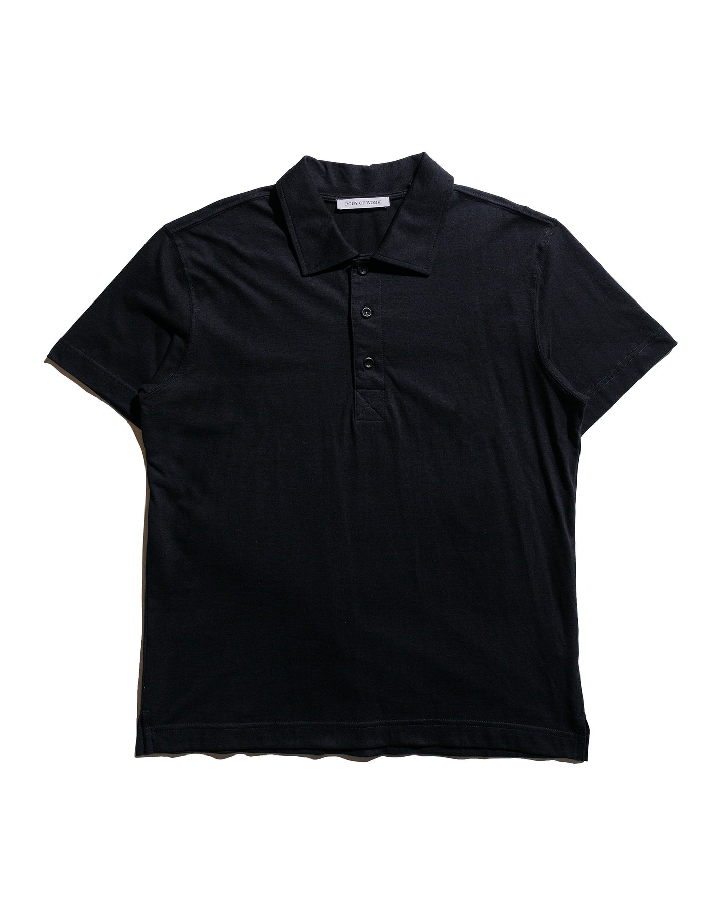 Body of Work Opal Short Sleeve Polo Black
