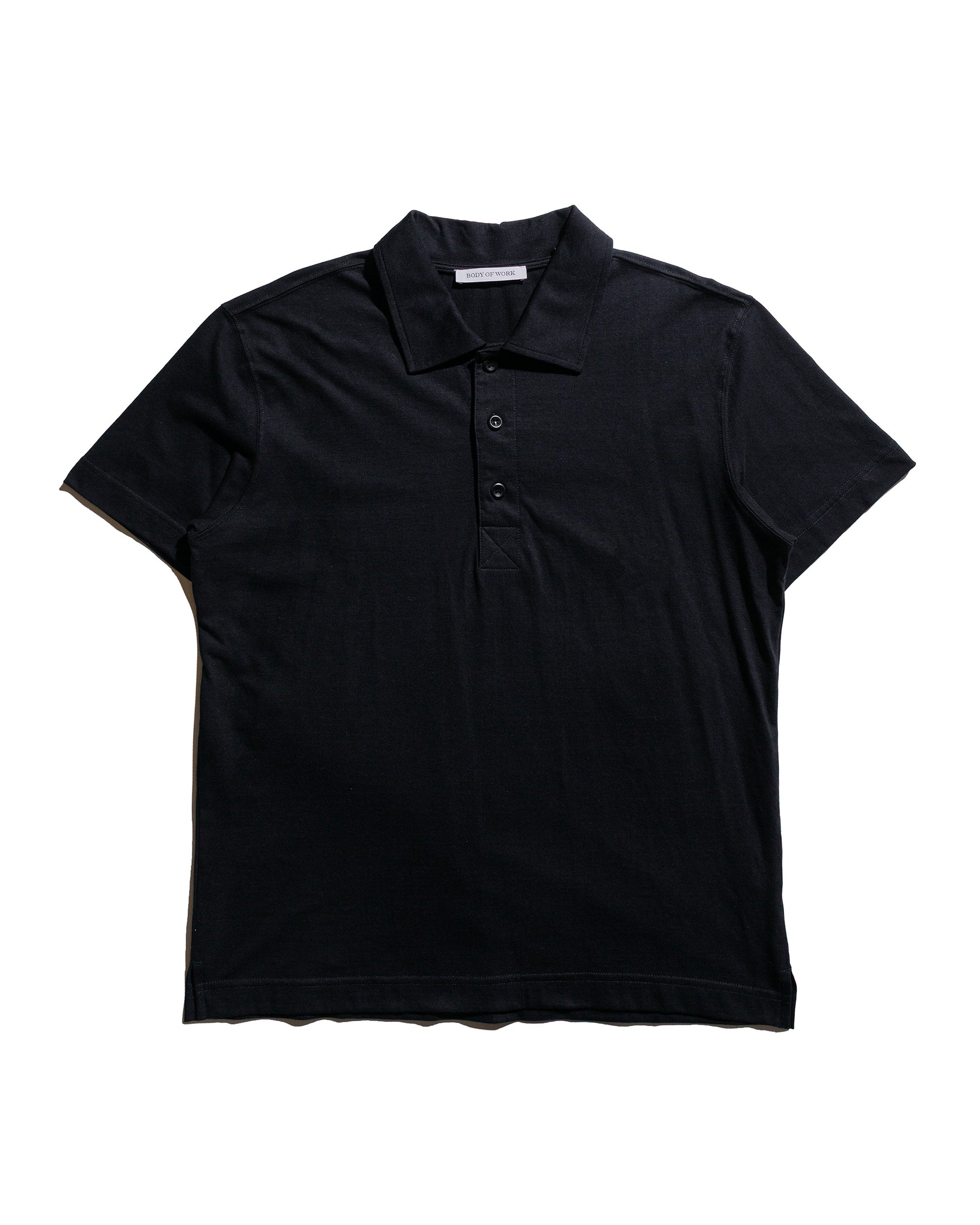 Body of Work Opal Short Sleeve Polo Black