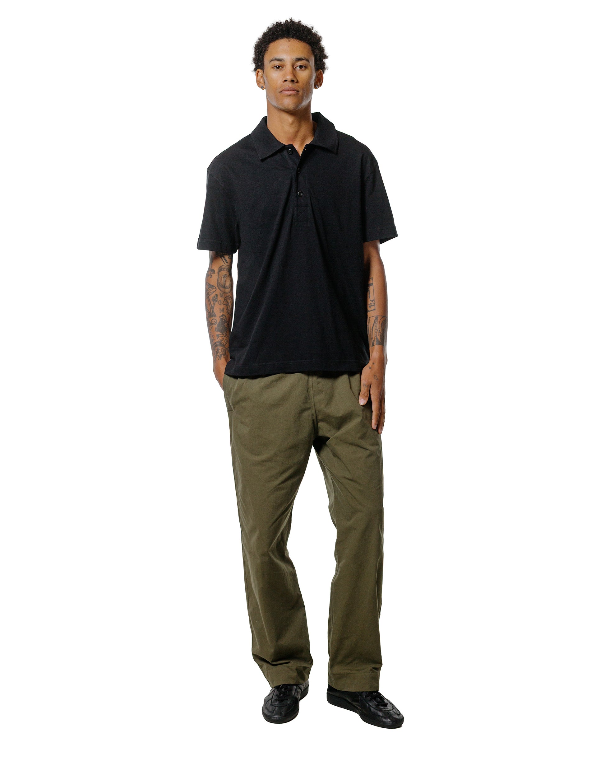 Body of Work Opal Short Sleeve Polo Black