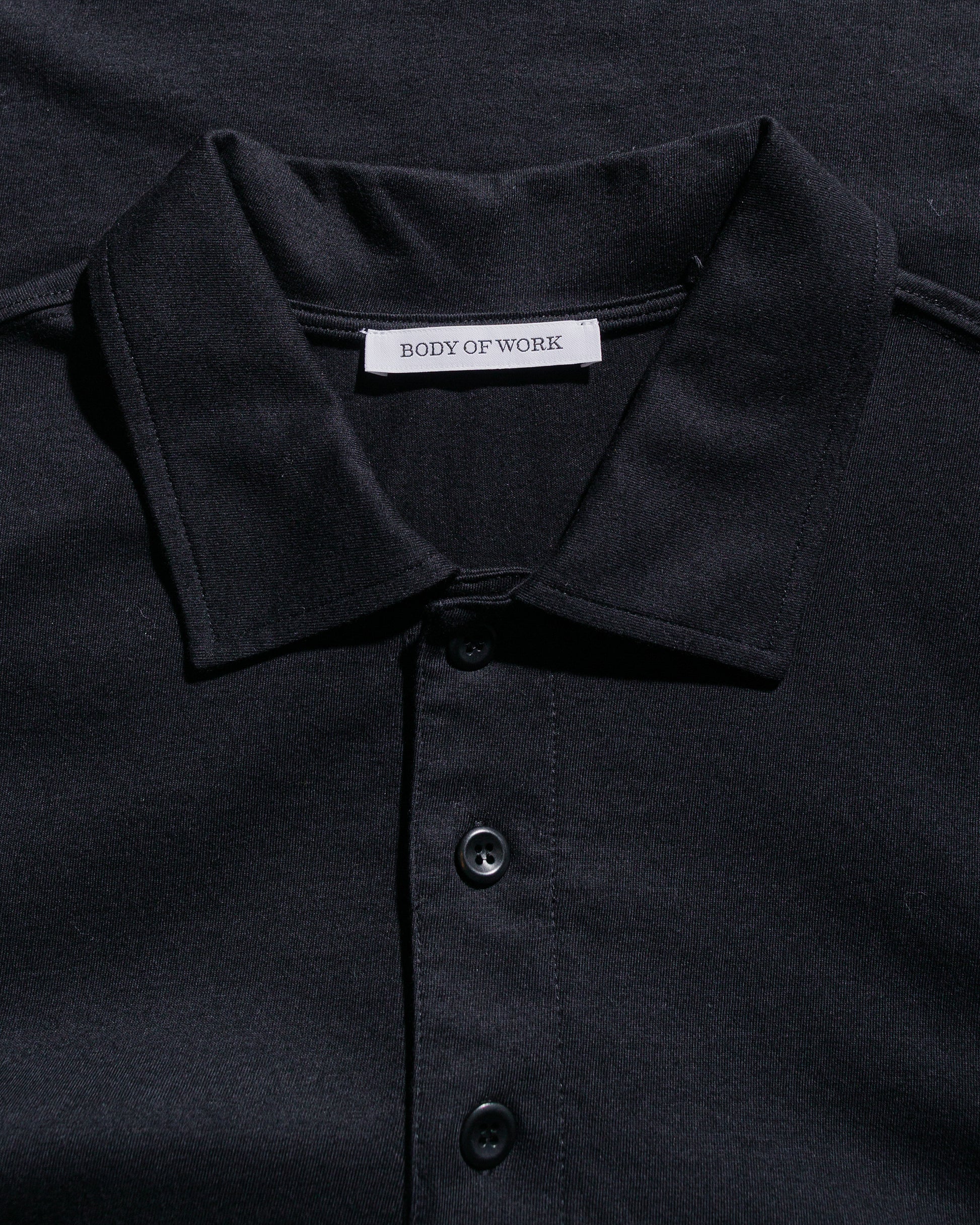 Body of Work Opal Short Sleeve Polo Black