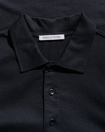 Body of Work Opal Short Sleeve Polo Black