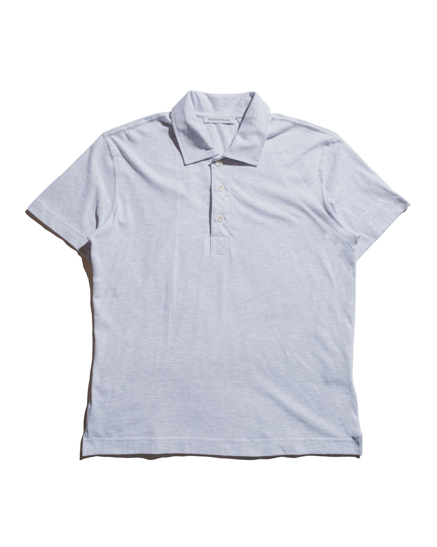 Body of Work Opal Short Sleeve Polo Dove Grey