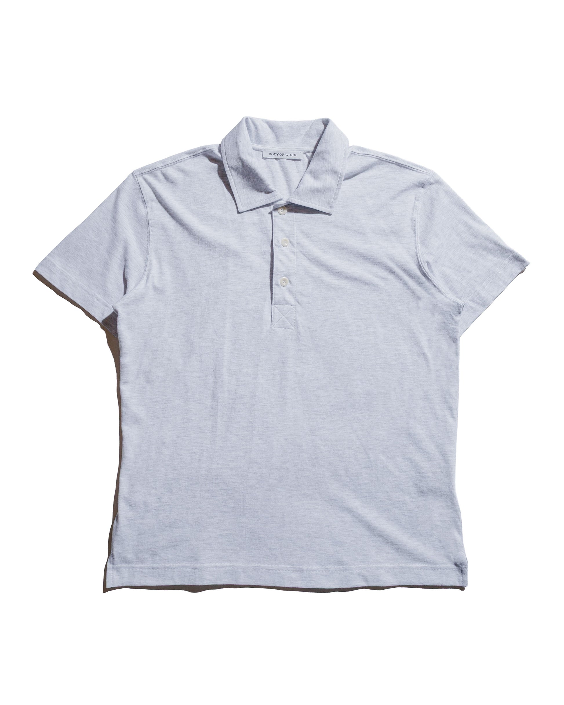 Body of Work Opal Short Sleeve Polo Dove Grey