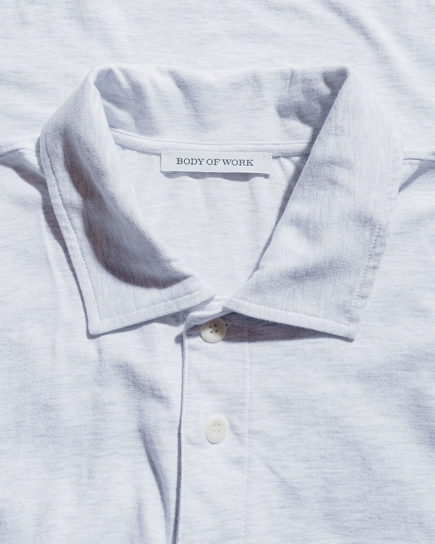 Body of Work Opal Short Sleeve Polo Dove Grey