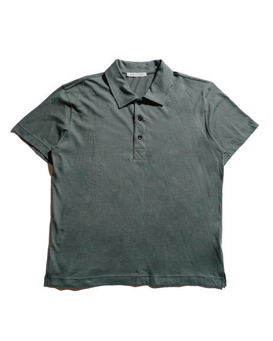 Body of Work Opal Short Sleeve Polo Lichen Green