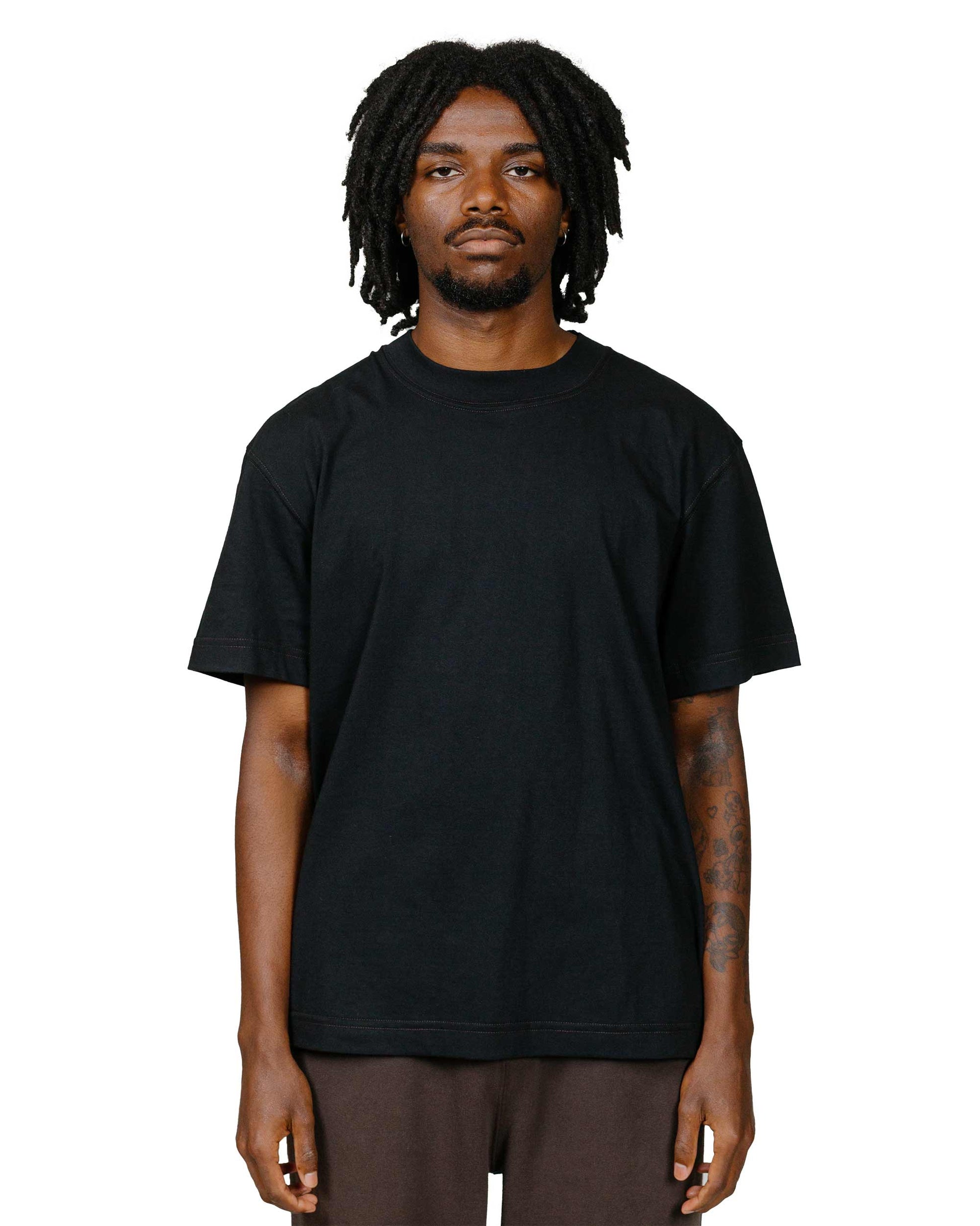 Body of Work Reed T-Shirt BlackLoam Brown model front