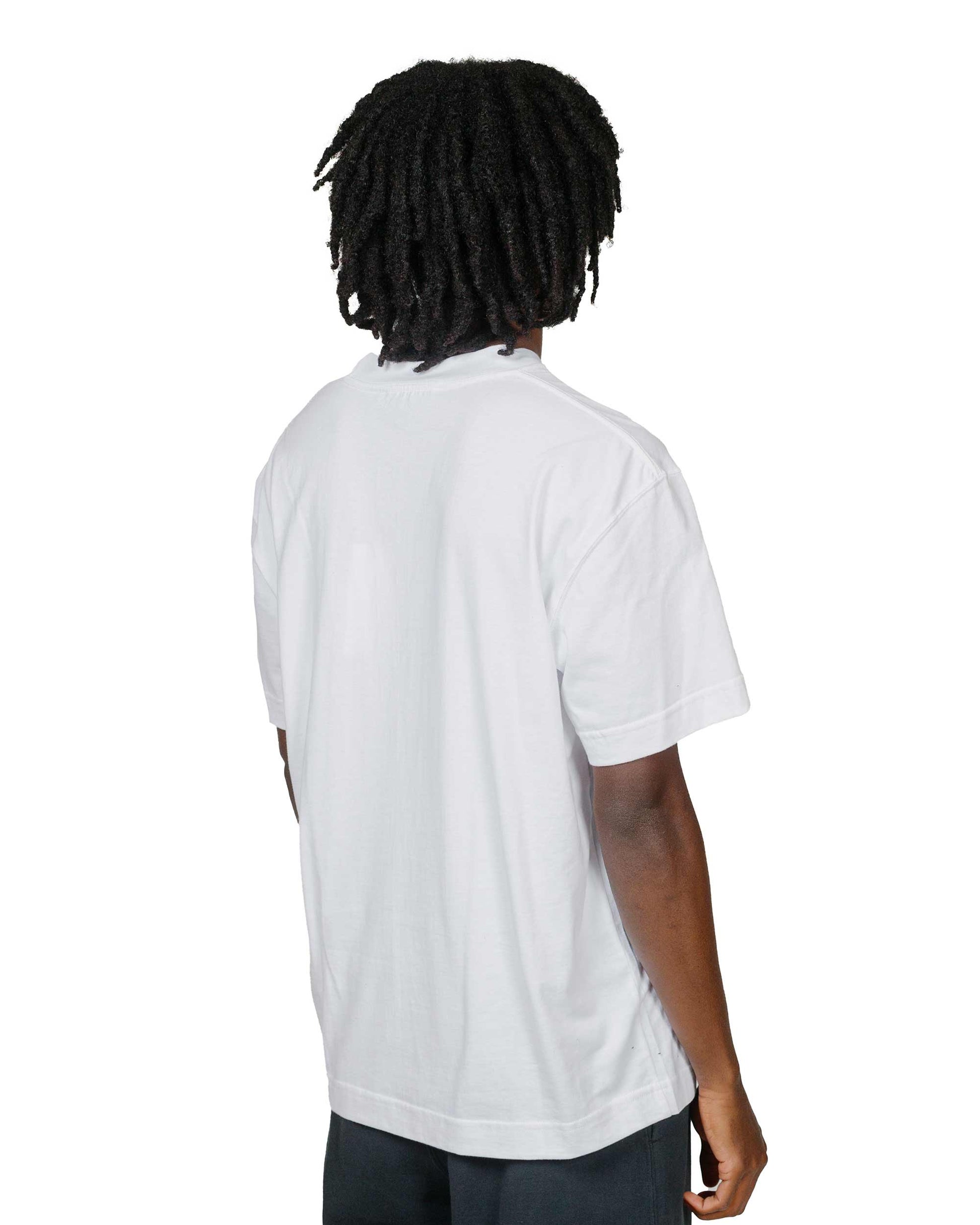 Body of Work Reed T-Shirt White model back