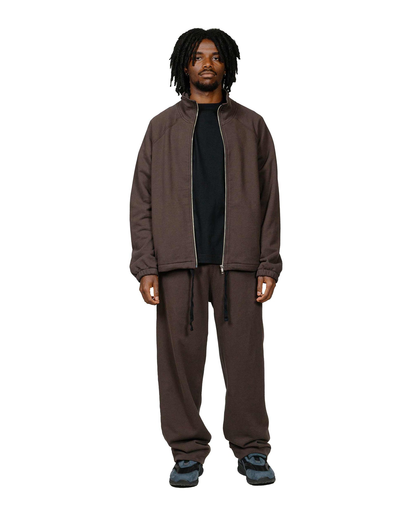 Body of Work Rowan Sweatpants Loam Brown model full