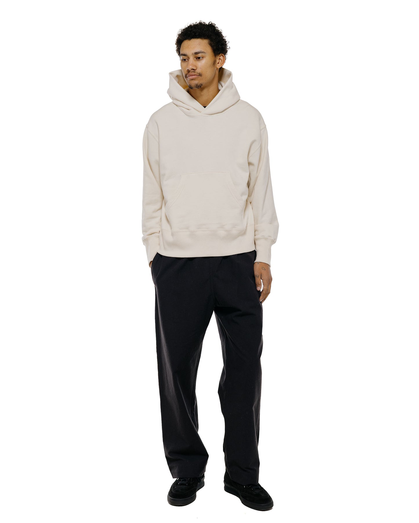 Body of Work Senna Hooded Sweatshirt Sueded French Terry Natural