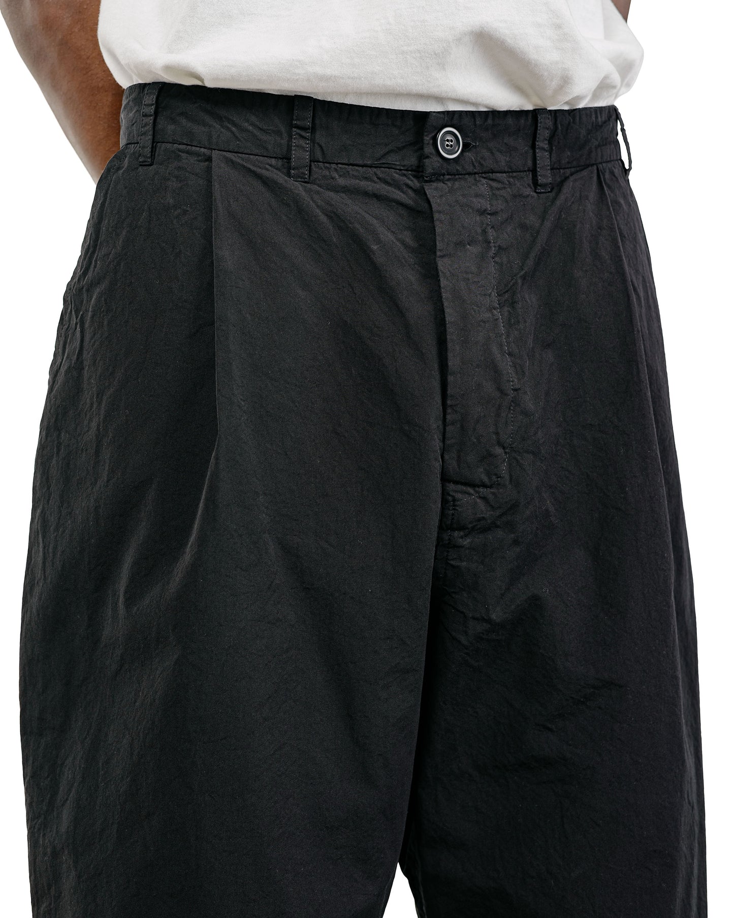 CASEY CASEY Basil Pant Paper Cot Black