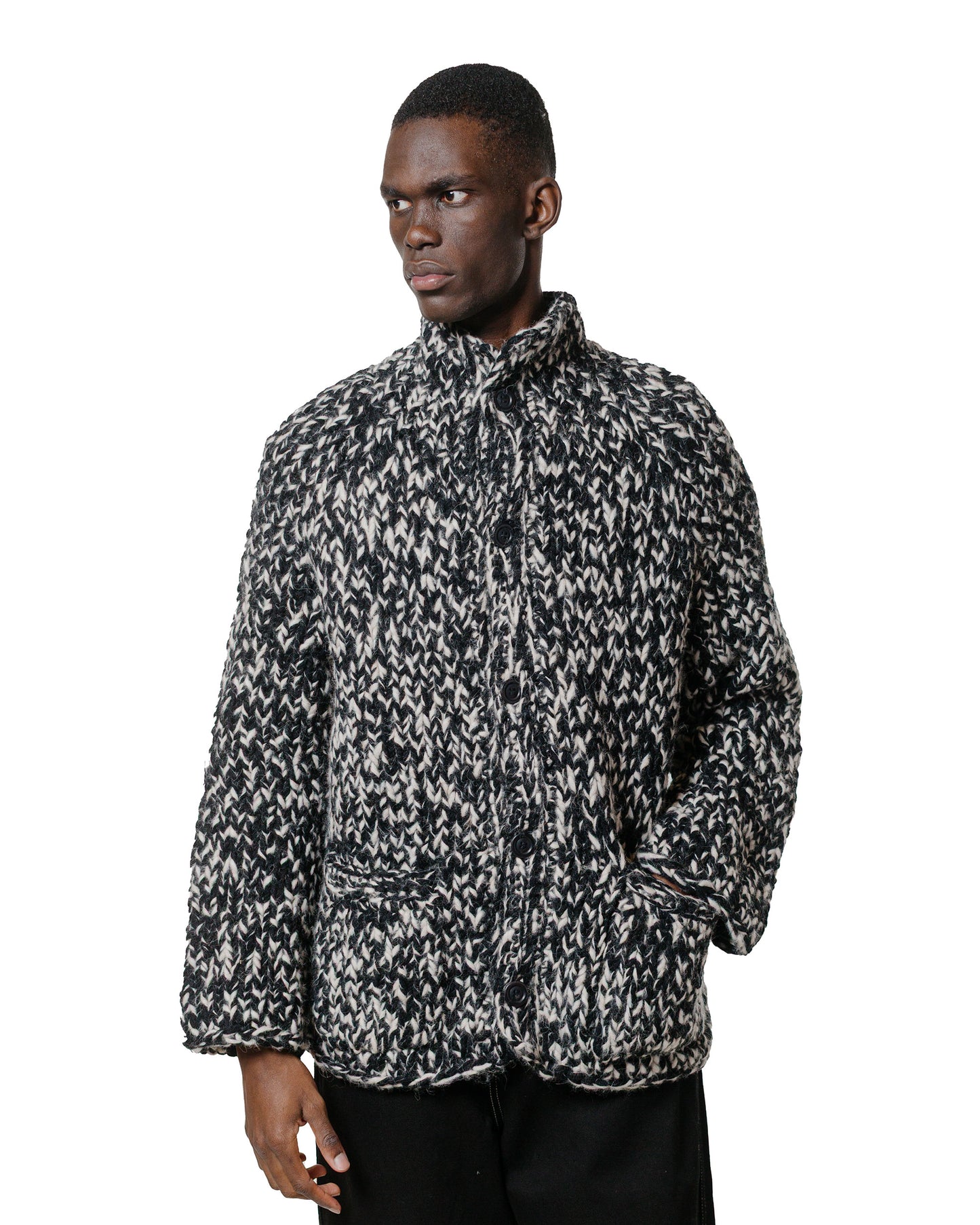 CASEY CASEY Cardigan Woalp Black