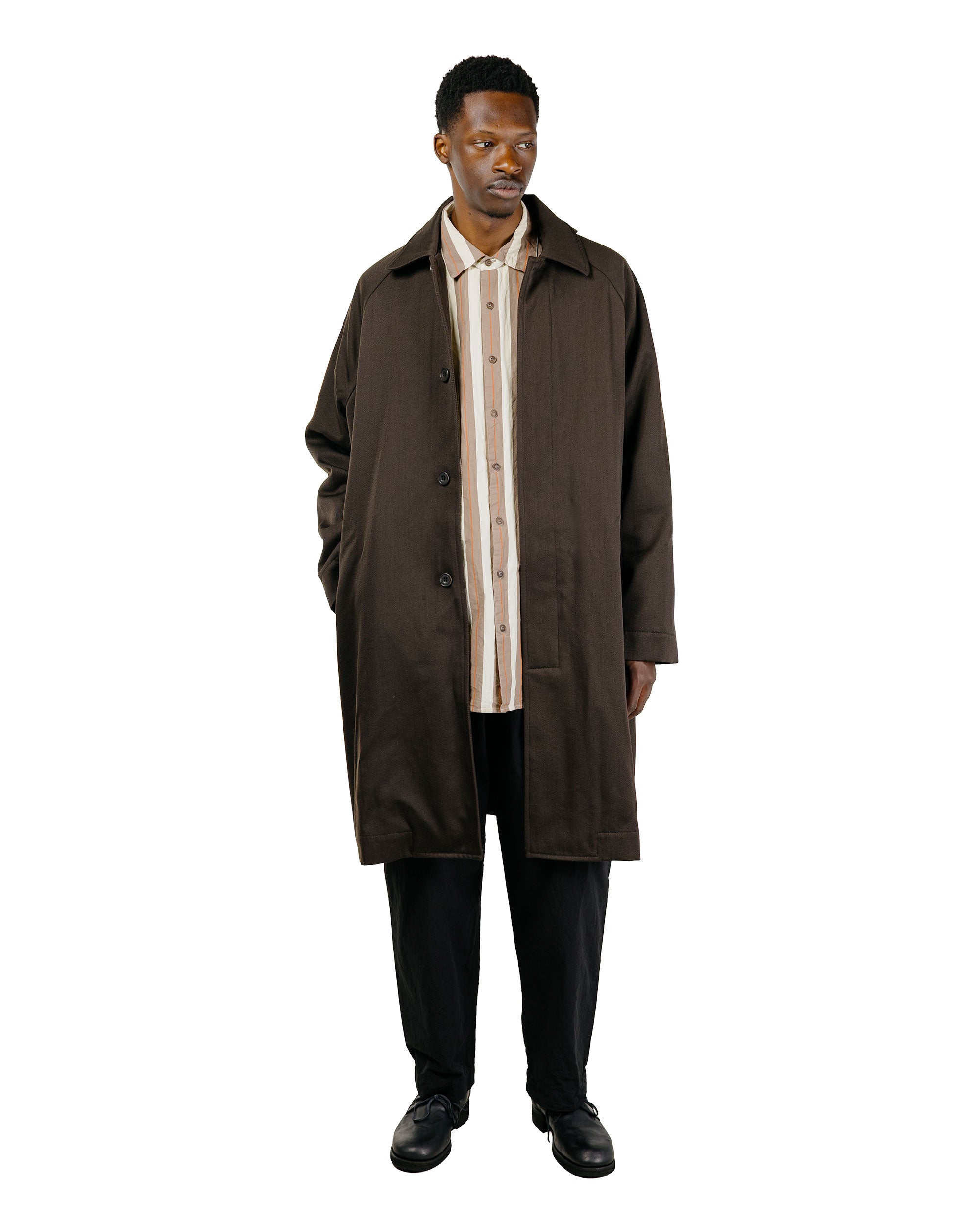 CASEY CASEY Big Blobby Coat Heavy Cashmere Black