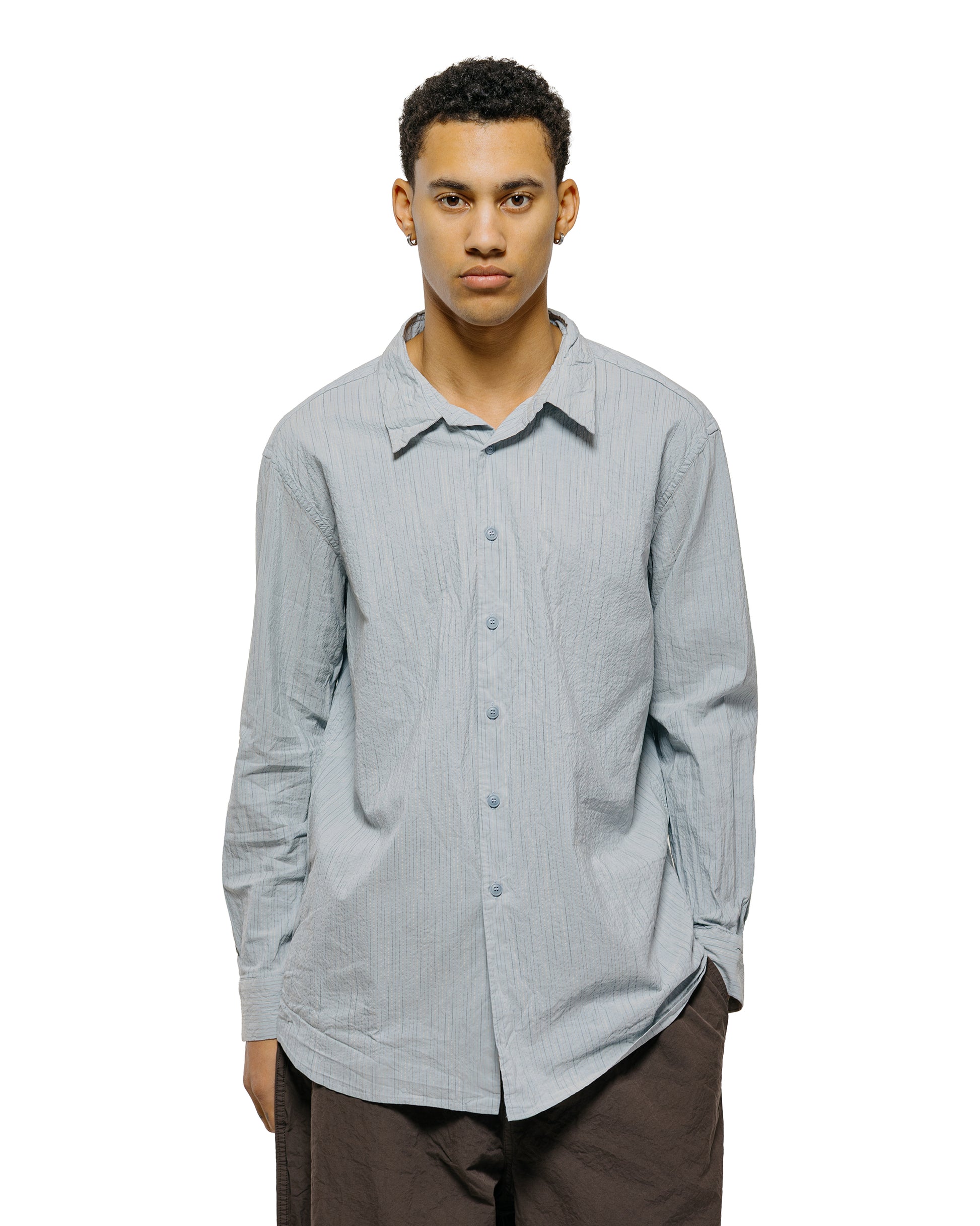 CASEY CASEY Fabiano Shirt Wind Stripe Blue Stripe